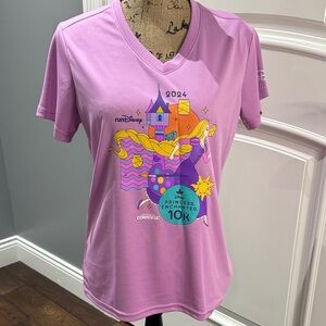 Run Disney Women's Purple 2024 Princess Enchanted 10k Tee